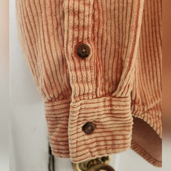 Billabong Always Golden Oversized Corduroy Shirt Jacket NWT XS - Picture 8 of 9